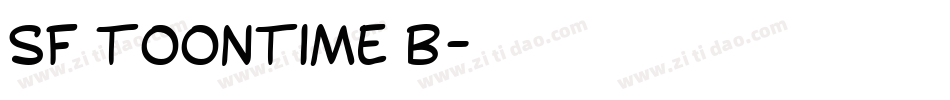 SF Toontime B字体转换